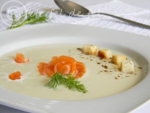 SUPA CREMA DE FENICUL CU SOMON AFUMAT