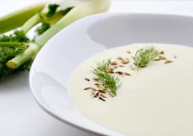 supa crema de cartofi si fenicul