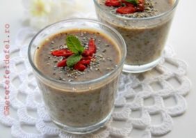 Budinca de banane cu seminte de chia