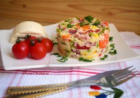 Cuscus cu legume mexicane si bacon