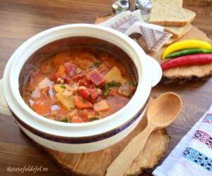 Ciorbă de legume rădăcinoase cu tarhon