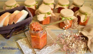 Zacuscă de vinete cu ciuperci champignon