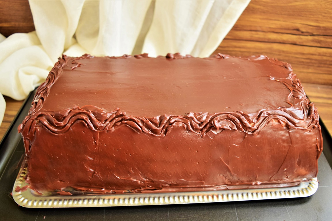 Glazură de ciocolată pe tort