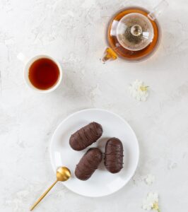 Trei batoane candy bar cu dovleac și ciocolată