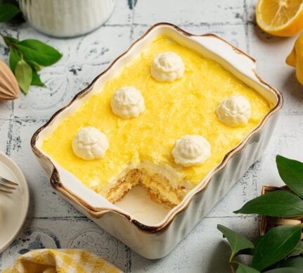Tiramisu cu lămâie, foarte aromat și delicios