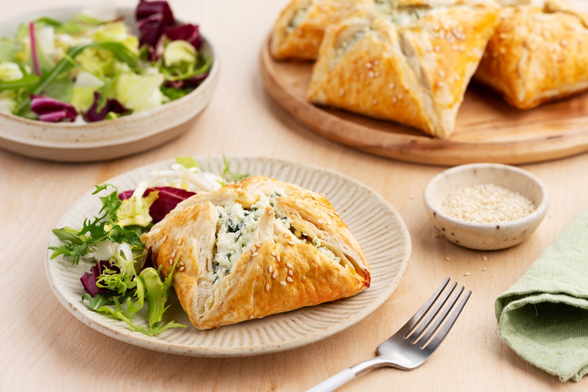 Pateuri cu spanac și brânză