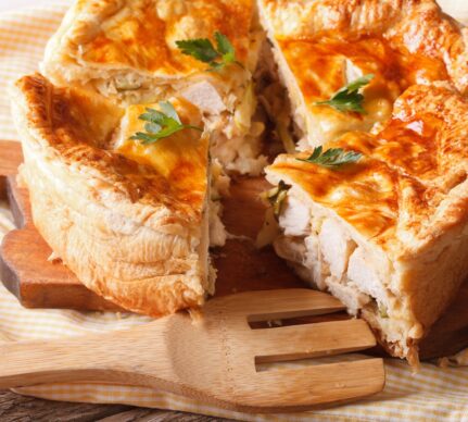 Porții de plăcintă cu pui