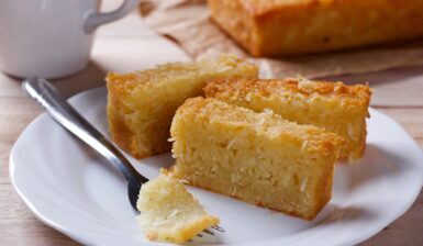 Chec umed de post cu cocos porționat