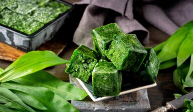 Cuburi de leurdă pentru congelator